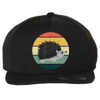 Retro Hedgehog Vintage Hedgehogs Cute Forest Animal Lover TShirt Wool Snapback Cap