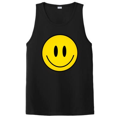 Retro Happy Vibe Smiley Face Happy Face Graphic Gift PosiCharge Competitor Tank