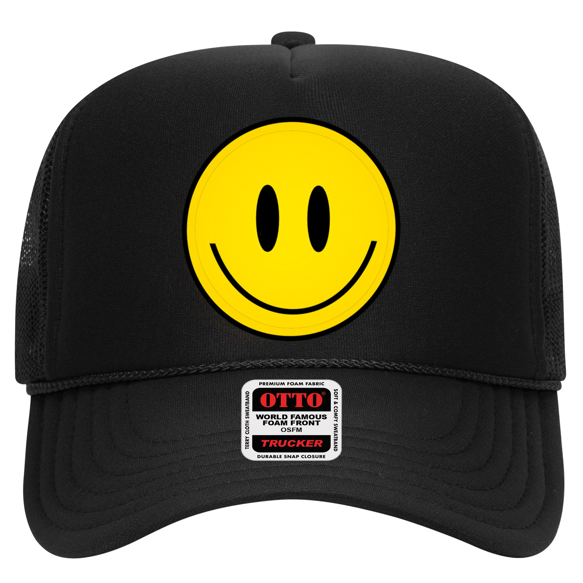 Retro Happy Vibe Smiley Face Happy Face Graphic Gift Hat