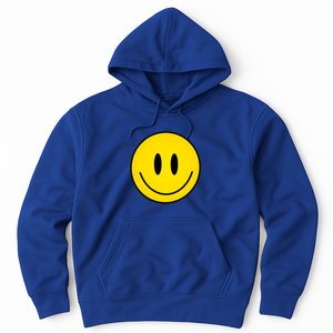 Retro Happy Vibe Smiley Face Happy Face Graphic Gift Hoodie