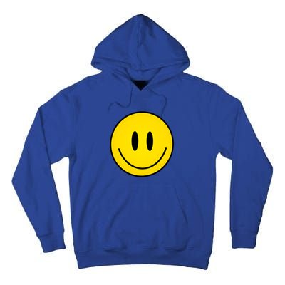 Retro Happy Vibe Smiley Face Happy Face Graphic Gift Tall Hoodie