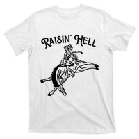 Raisin Hell Vintage Pinup Cowgirl Western T-Shirt