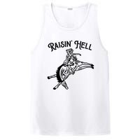 Raisin Hell Vintage Pinup Cowgirl Western PosiCharge Competitor Tank