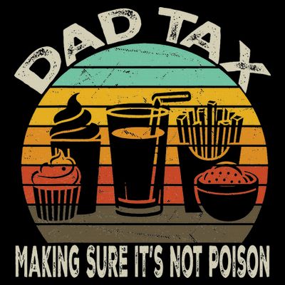 Retro Husband Vintage Fathers Day Joke For Funny Dad Tax T-Shirt