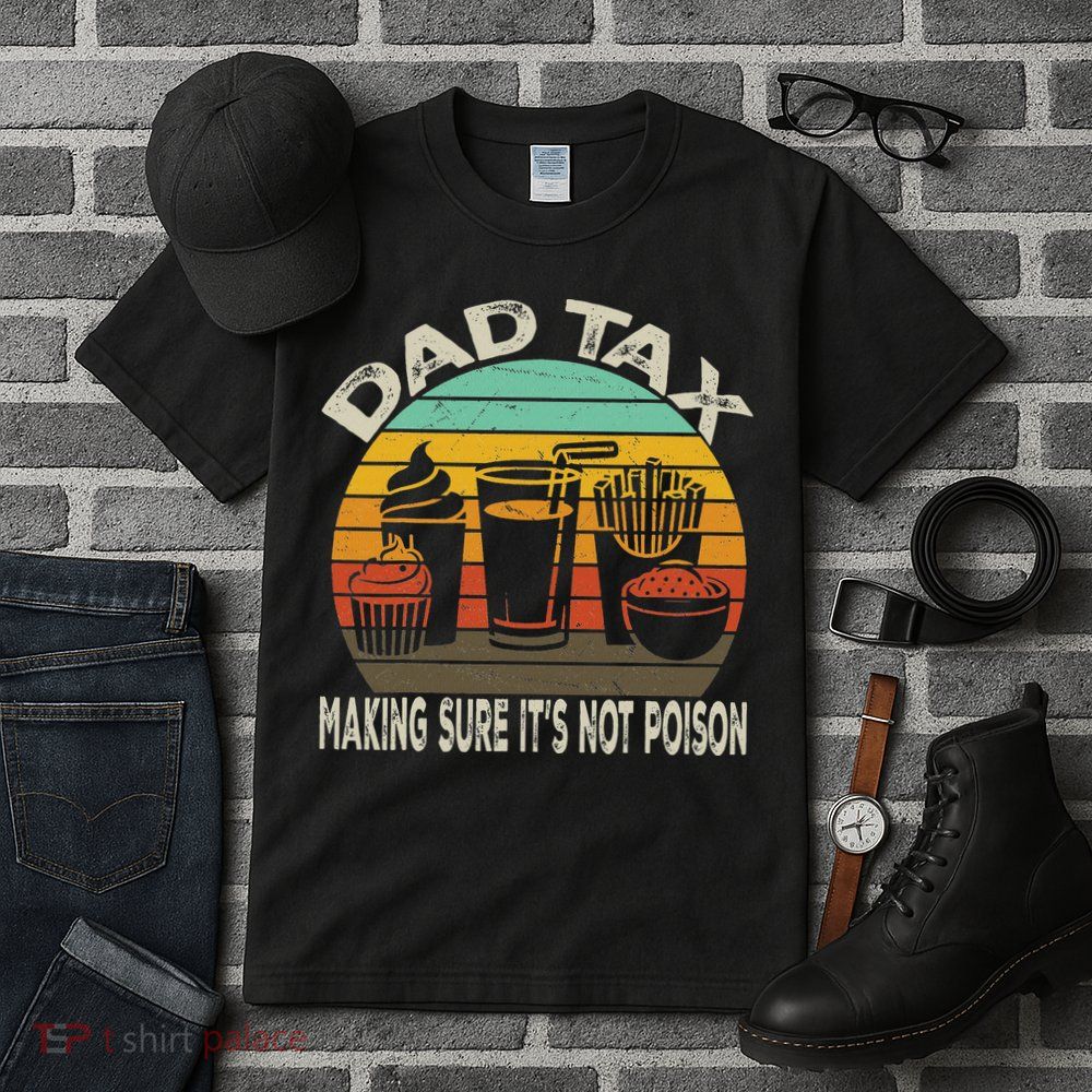 Retro Husband Vintage Fathers Day Joke For Funny Dad Tax Tall T-Shirt