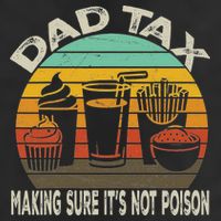 Retro Husband Vintage Fathers Day Joke For Funny Dad Tax Beanie