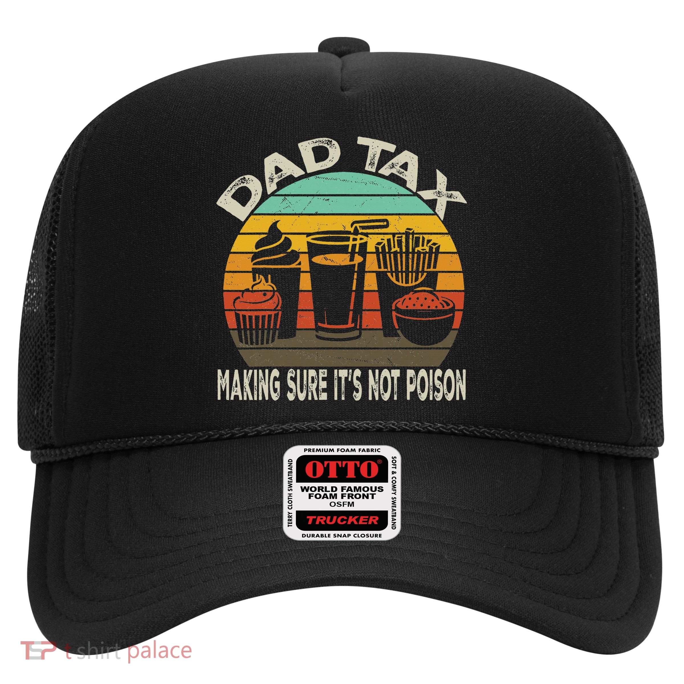 Retro Husband Vintage Fathers Day Joke For Funny Dad Tax Trucker Hat