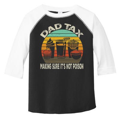 Retro Husband Vintage Fathers Day Joke For Funny Dad Tax Toddler Fine Jersey T-Shirt