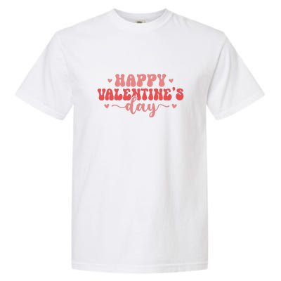 Retro Happy Valentine's Day Gift Garment-Dyed Heavyweight T-Shirt