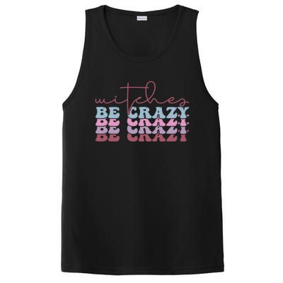 Retro Halloween Witches Be Crazy Gift PosiCharge Competitor Tank