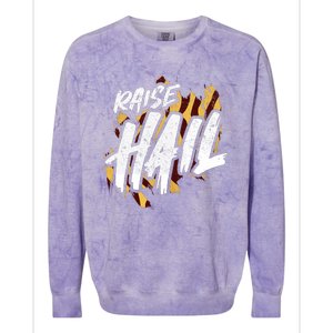 Raise Hail Washington American Football Colorblast Crewneck Sweatshirt