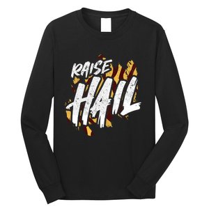 Raise Hail Washington American Football Long Sleeve Shirt