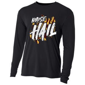 Raise Hail Washington American Football Cooling Performance Long Sleeve Crew