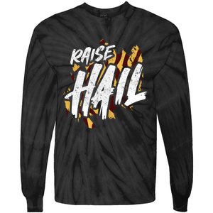 Raise Hail Washington American Football Tie-Dye Long Sleeve Shirt