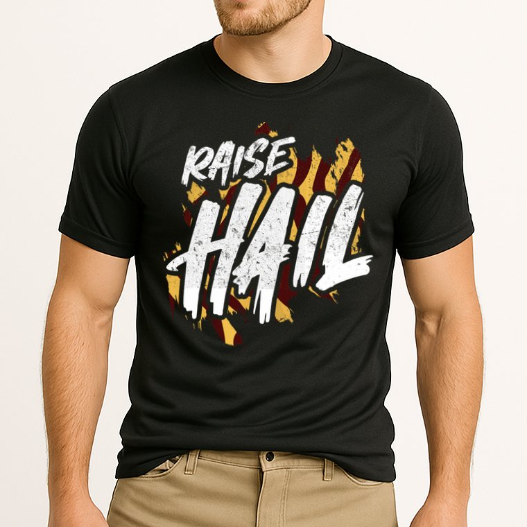 Raise Hail Washington American Football Cooling Performance Crew T-Shirt