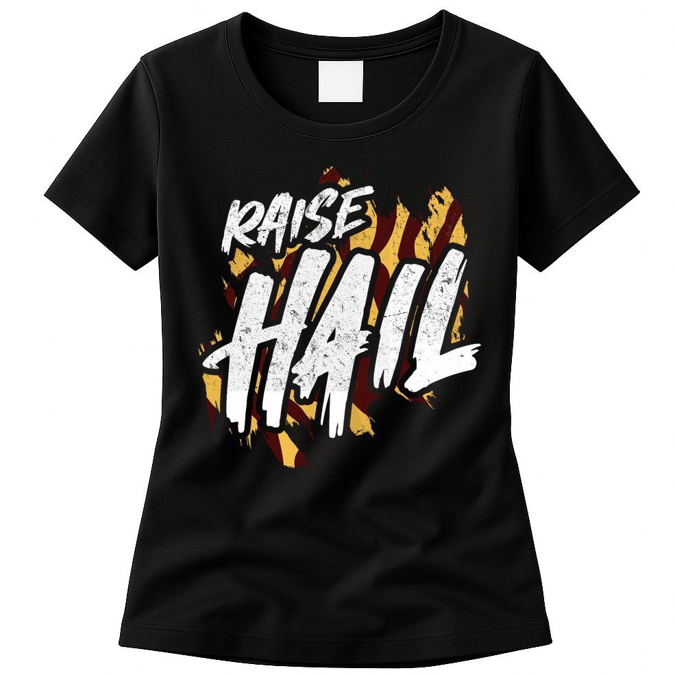 Raise Hail Washington American Football Womens T-Shirt