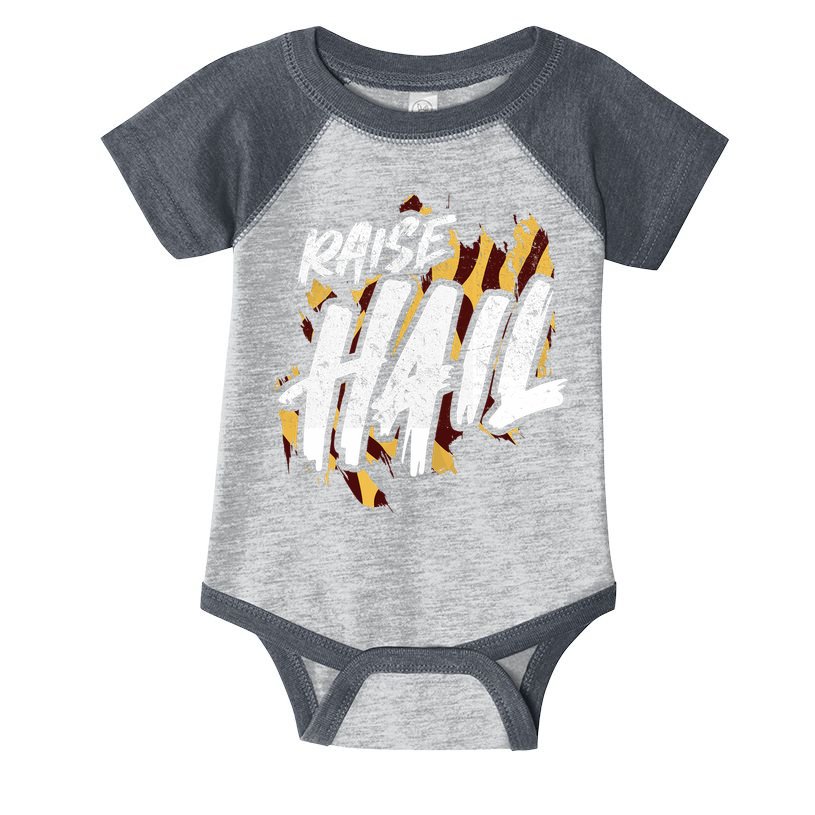 Raise Hail Washington American Football Infant Baby Jersey Bodysuit