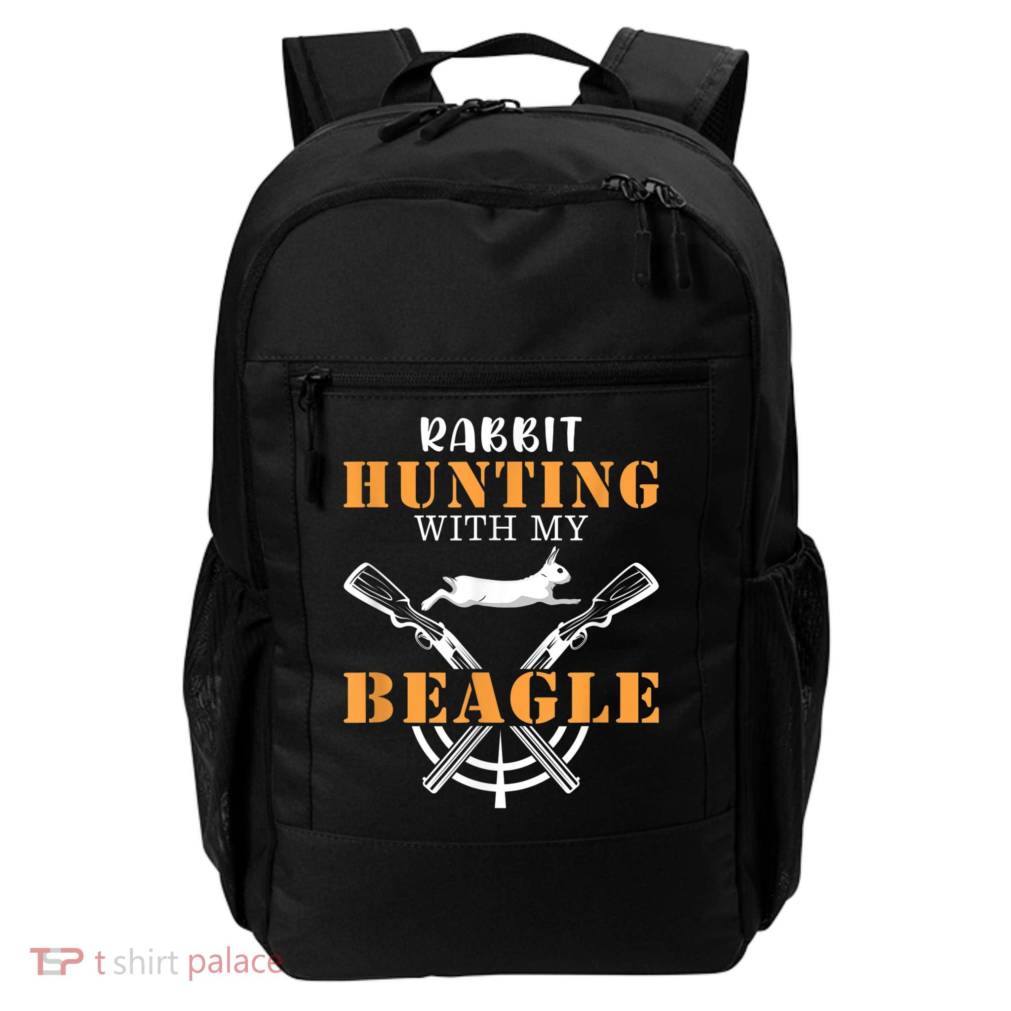 Rabbit Hunting With My Beagle Cute Proud Hunter Outfit Backpack