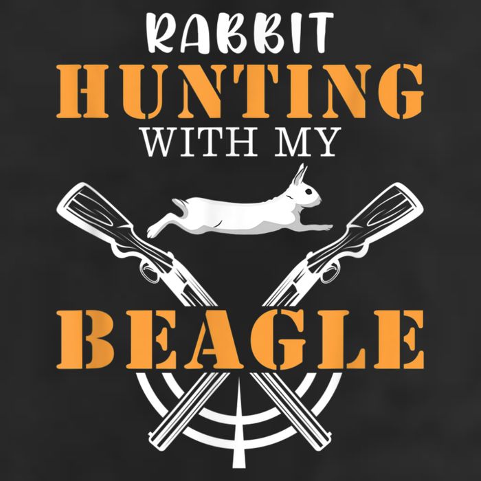 Rabbit Hunting With My Beagle Cute Proud Hunter Outfit Golf Towel