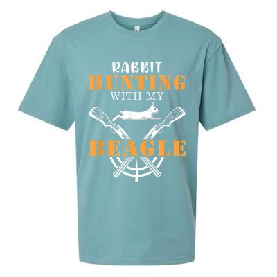 Rabbit Hunting With My Beagle Cute Proud Hunter Outfit Sueded Cloud Jersey T-Shirt