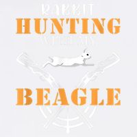Rabbit Hunting With My Beagle Cute Proud Hunter Outfit Garment-Dyed Sweatshirt