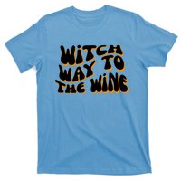 Retro Halloween Witch Way To The Wine Cute Gift T-Shirt