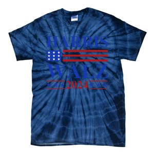 Retro Harris Waltz 2024 Usa Flag Support Kamala IM With Her Tie-Dye T-Shirt