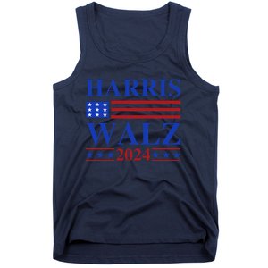 Retro Harris Waltz 2024 Usa Flag Support Kamala IM With Her Tank Top