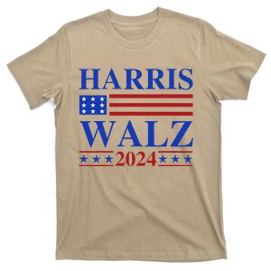 Retro Harris Waltz 2024 Usa Flag Support Kamala IM With Her T-Shirt