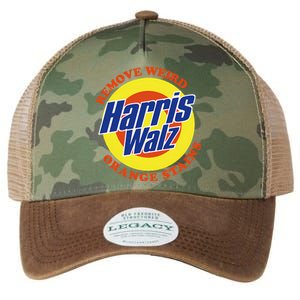 Retro Harris Walz Remove Weird Orange Stains Legacy Tie Dye Trucker Hat