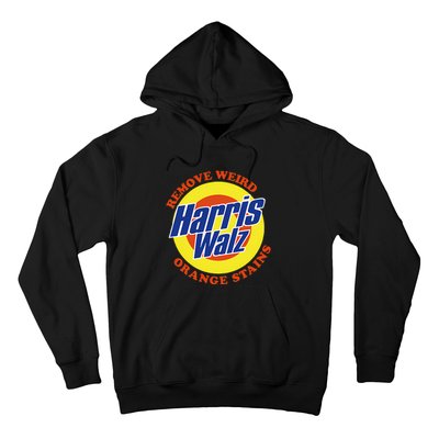 Retro Harris Walz Remove Weird Orange Stains Hoodie