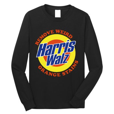 Retro Harris Walz Remove Weird Orange Stains Long Sleeve Shirt