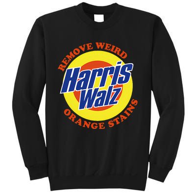 Retro Harris Walz Remove Weird Orange Stains Sweatshirt