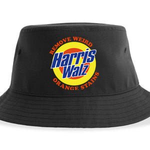 Retro Harris Walz Remove Weird Orange Stains Sustainable Bucket Hat