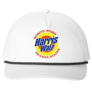 Retro Harris Walz Remove Weird Orange Stains Snapback Five-Panel Rope Hat