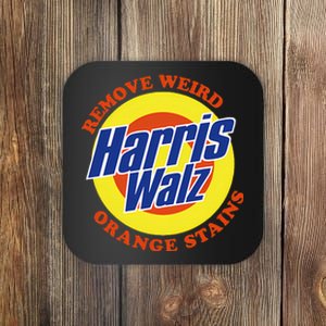 Retro Harris Walz Remove Weird Orange Stains Coaster