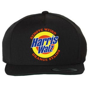 Retro Harris Walz Remove Weird Orange Stains Wool Snapback Cap