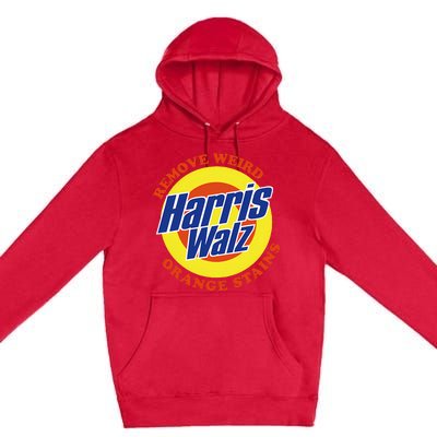 Retro Harris Walz Remove Weird Orange Stains Premium Pullover Hoodie