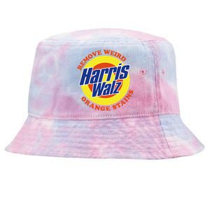 Retro Harris Walz Remove Weird Orange Stains Tie-Dyed Bucket Hat