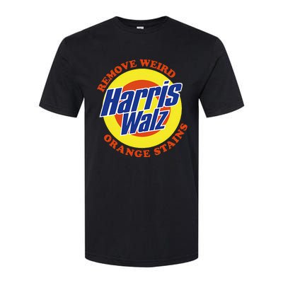 Retro Harris Walz Remove Weird Orange Stains Softstyle CVC T-Shirt