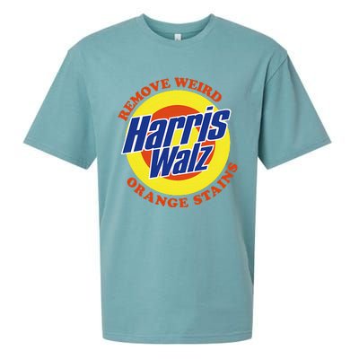 Retro Harris Walz Remove Weird Orange Stains Sueded Cloud Jersey T-Shirt