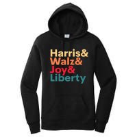 Retro Harris Walz Waltz 2024 Harris Walz Joy Liberty Women's Pullover Hoodie