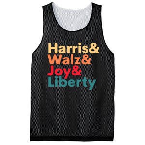 Retro Harris Walz Waltz 2024 Harris Walz Joy Liberty Mesh Reversible Basketball Jersey Tank