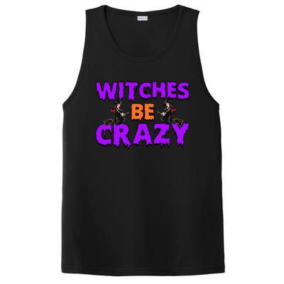 Retro Halloween Witches Be Crazy Gift PosiCharge Competitor Tank