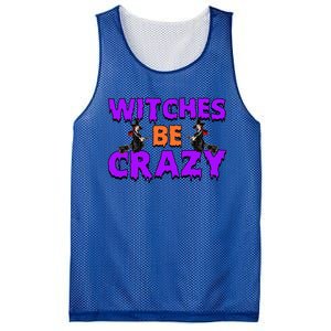 Retro Halloween Witches Be Crazy Gift Mesh Reversible Basketball Jersey Tank