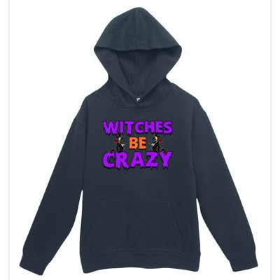 Retro Halloween Witches Be Crazy Gift Urban Pullover Hoodie