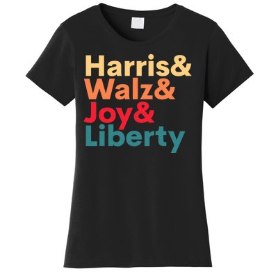 Retro Harris Walz Waltz 2024 Harris Walz Joy Liberty Women's T-Shirt