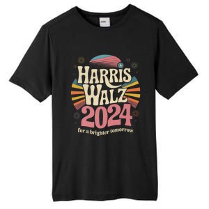 Retro Harris Walz 2024 Kamala Harris Tim Walz Election Tall Fusion ChromaSoft Performance T-Shirt