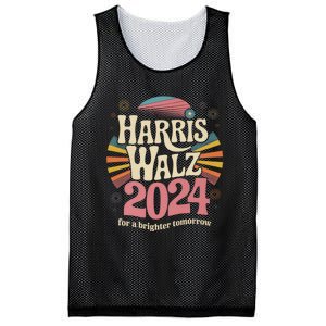 Retro Harris Walz 2024 Kamala Harris Tim Walz Election Mesh Reversible Basketball Jersey Tank