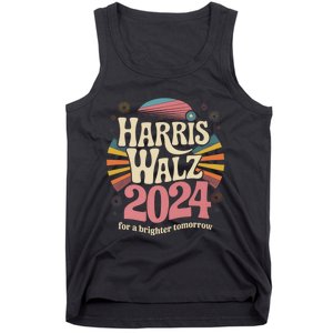 Retro Harris Walz 2024 Kamala Harris Tim Walz Election Tank Top